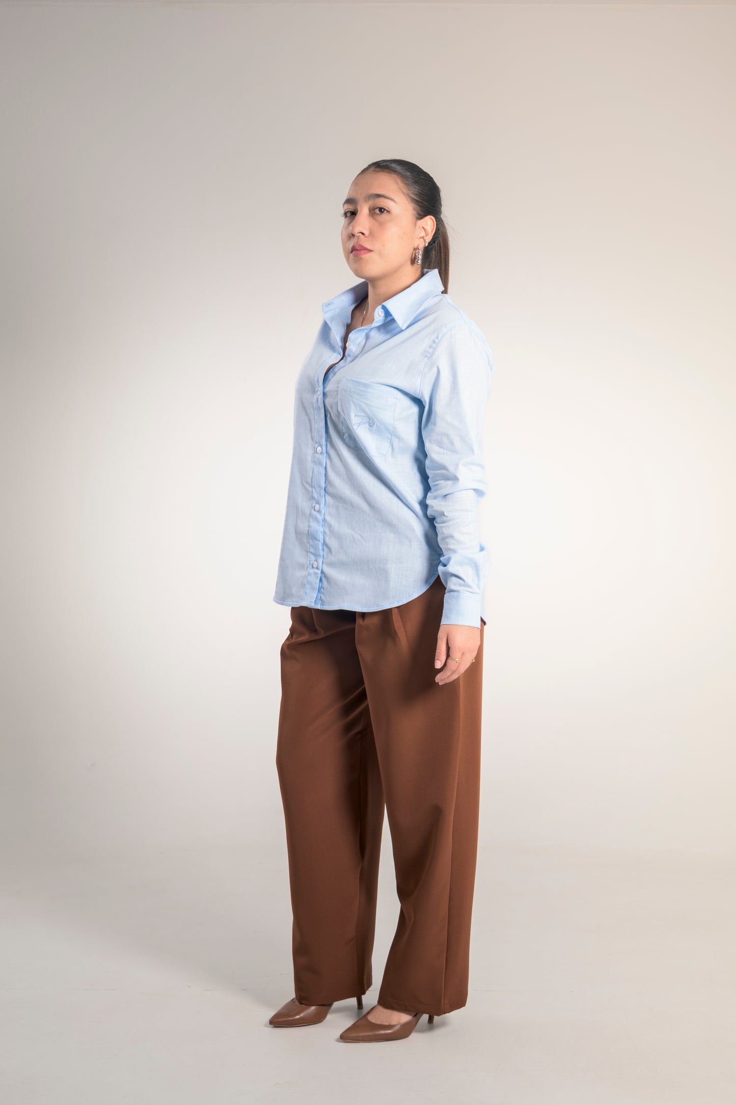 Shirt Lino Baby Blue