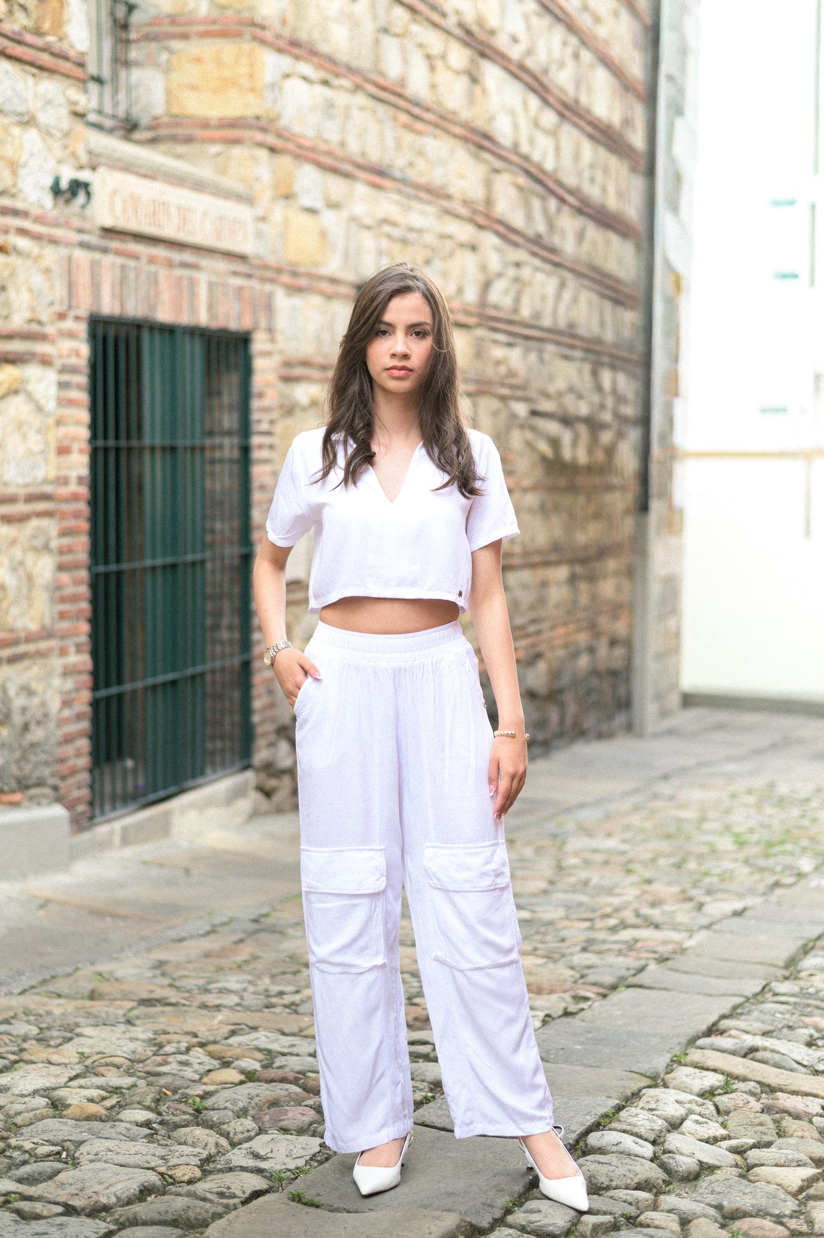 Pantalón Ann Blanco