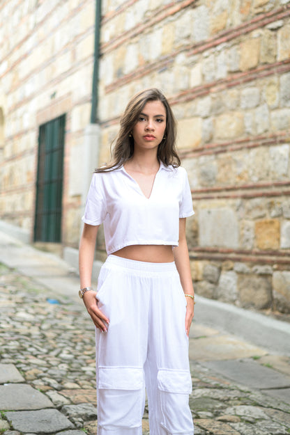 Pantalón Ann Blanco