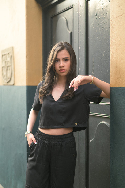 Blusa Ann Negra