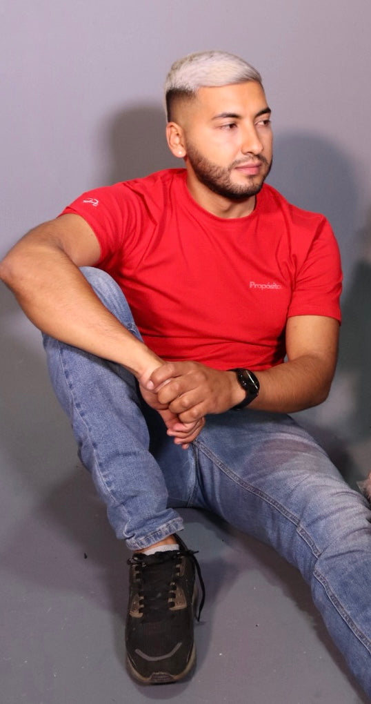 Regular fit T-Shirt Elemental Roja