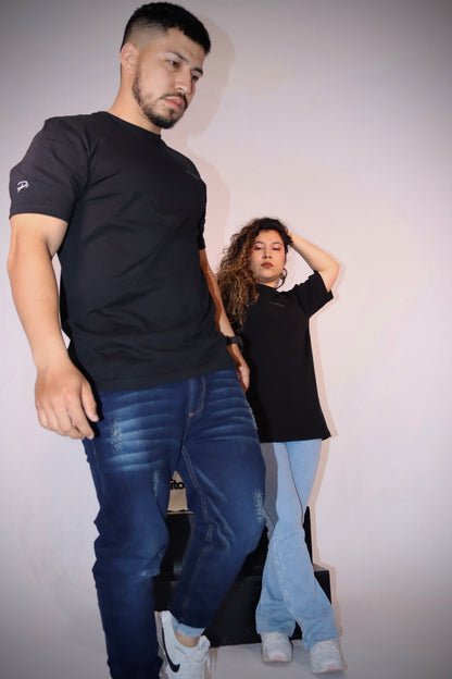 Regular fit T-Shirt Elemental Negra