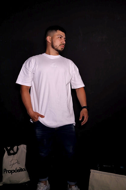 Oversize T-Shirt Renacer Blanca