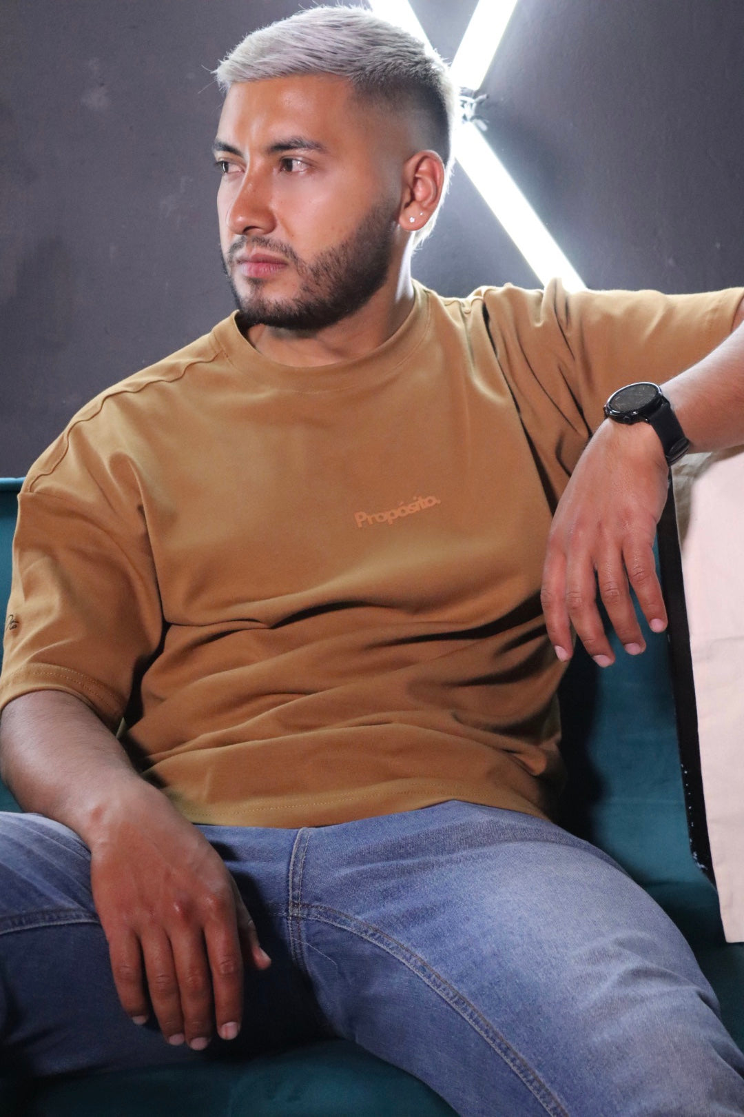 Oversize  T-Shirt Renacer Ocre