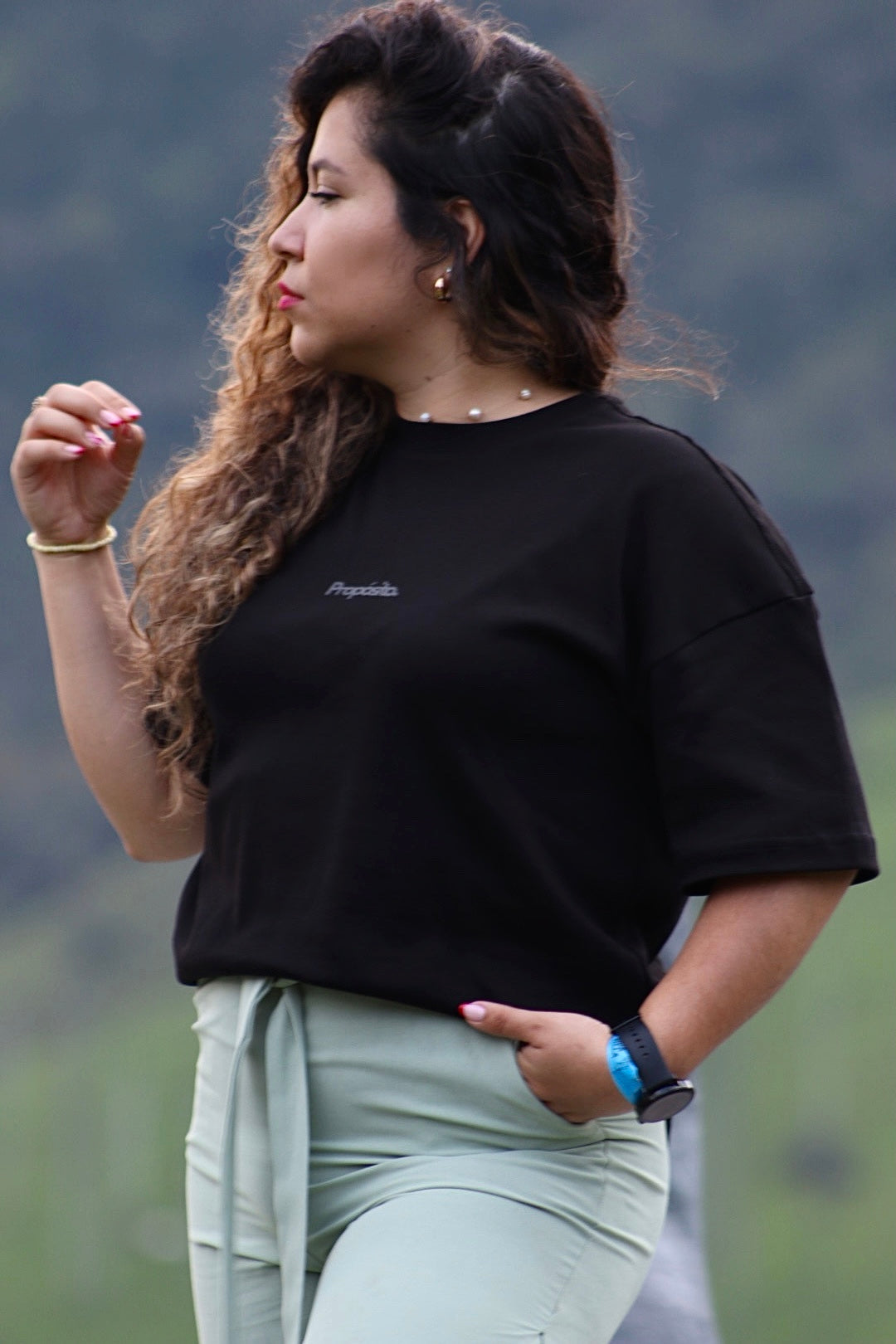 Oversize T-Shirt Renacer Negra