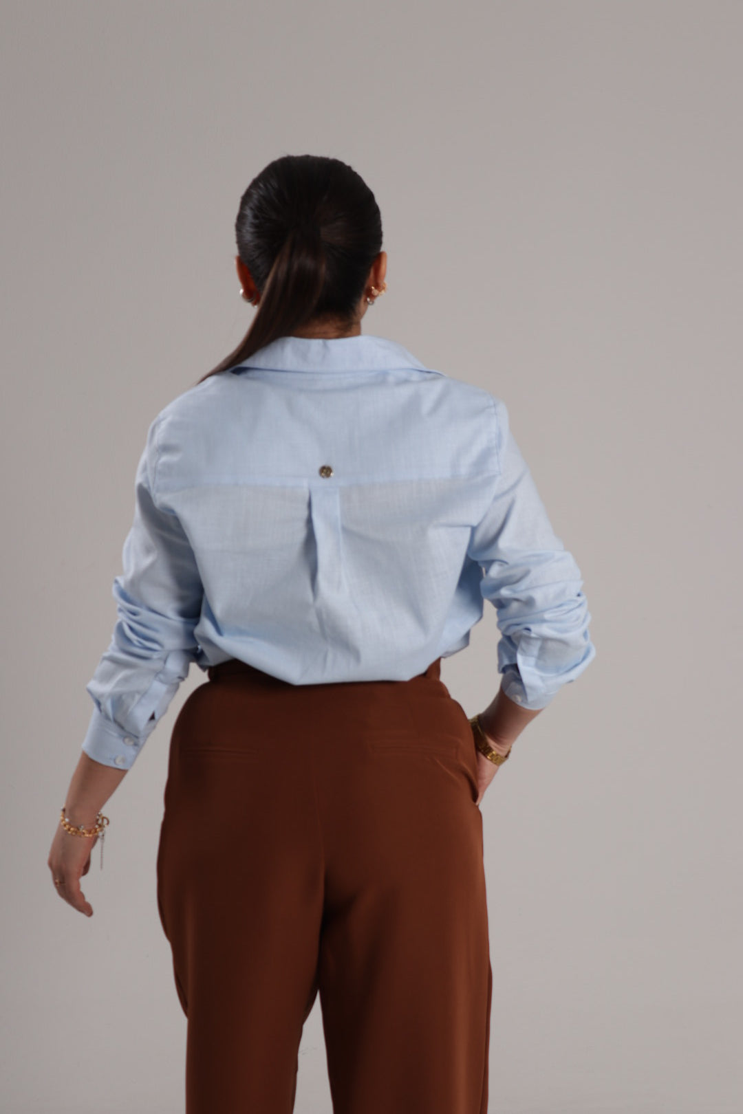 Shirt Lino Baby Blue