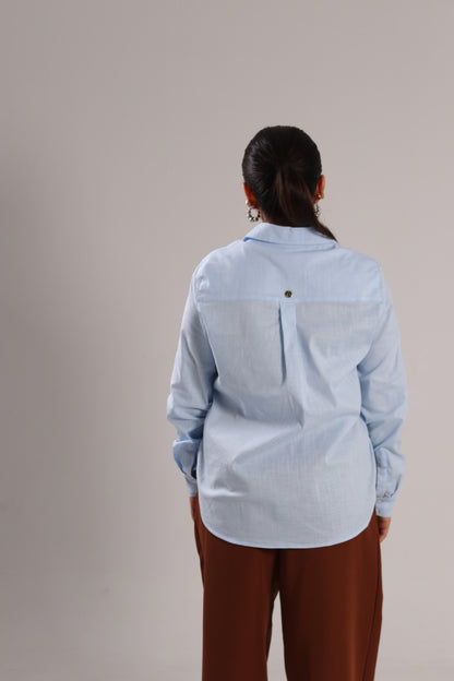 Shirt Lino Baby Blue